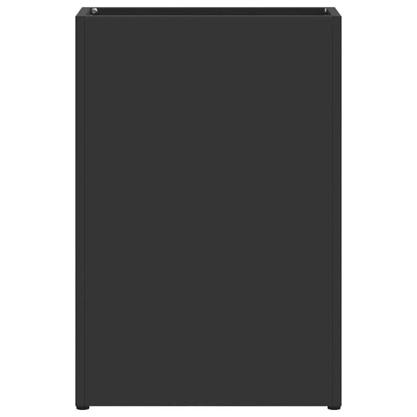 vidaXL Parasollstativ Svart 28 x 12 x 41 cm St&aring;l