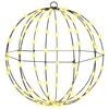 vidaXL Kule Varmhvit 40 x 40 x 42 cm Metall 120 LED-lys