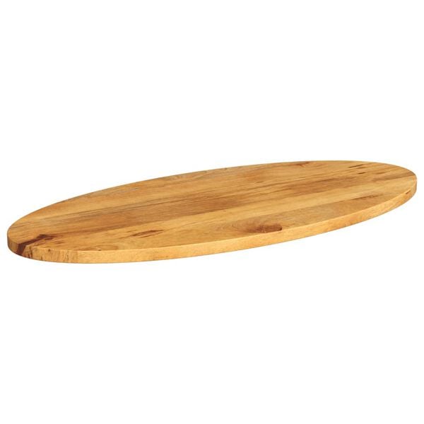 vidaXL Bordplate 140x50x2,5 cm oval heltre mango