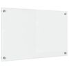 vidaXL Kj&oslash;kkenbenkplate Gjennomsiktig 80 x 50 cm herdet glass