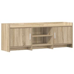 vidaXL TV-skap 130 x 33 x 47 cm Sonoma eik Konstruert tre