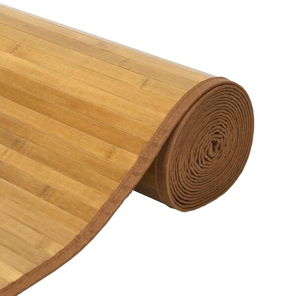 vidaXL Teppe rektangul&aelig;r naturell 60x300 cm bambus