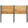 vidaXL sengegavl 160 cm heltre akasie og jern