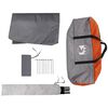 vidaXL Campingpresenning oransje 430x380x210 cm vanntett