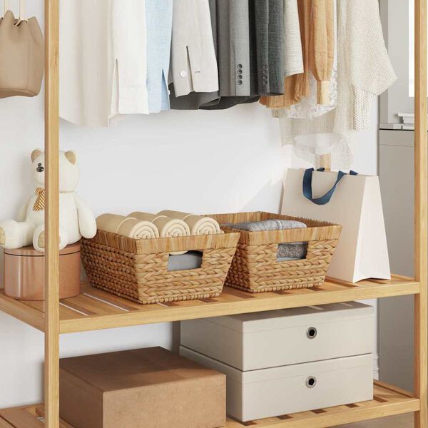 vidaXL Oppbevaringskurver 2 pcs Naturlig 38 x 28 x 15 cm Vannhyasint