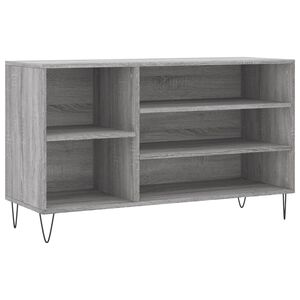 vidaXL Skoskap gr&aring; sonoma 102x36x60 cm konstruert tre