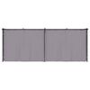 vidaXL Paviljong med gardiner 3x6 m antrasitt st&aring;l