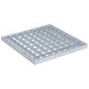 vidaXL Rist S&oslash;lv 30 x 30 x 2 cm Hot-Dip Galvanisert St&aring;l