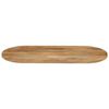 vidaXL Bordplate 90x40x2,5 cm oval heltre mango