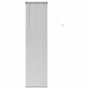 vidaXL Vindu Persienne med gardiner s&oslash;lv Aluminium