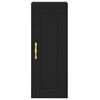 vidaXL Highboard svart 34,5x34x180 cm konstruert tre