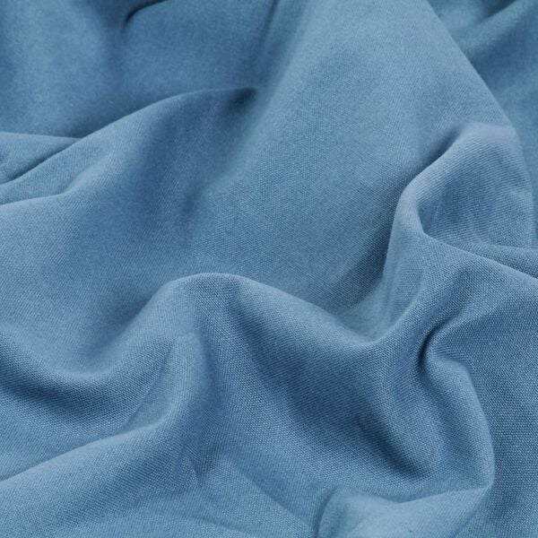 vidaXL Gardiner med metallringer 2 stk bomull 140x245 cm bl&aring;