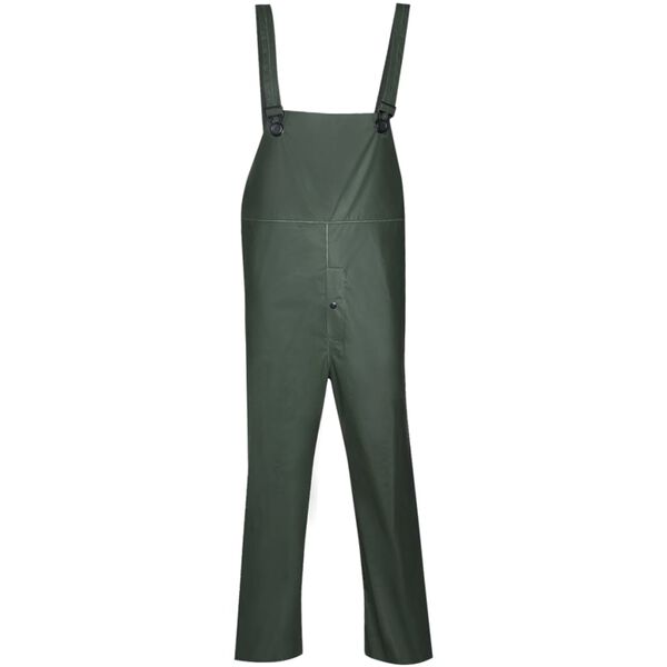 vidaXL Vanntett kraftig 2-delt regndress med hette gr&oslash;nn XL