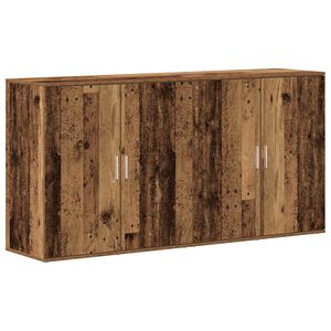 vidaXL Serviesskap 2 pcs Gammelt tre 79 x 38 x 80 cm Konstruert tre
