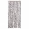 vidaXL Insektgardin brun og beige 90x200 cm chenille