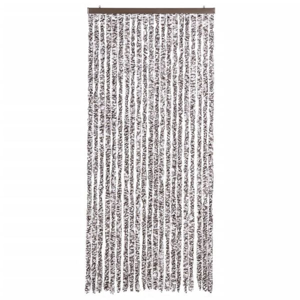 vidaXL Insektgardin brun og beige 90x200 cm chenille