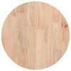 vidaXL Bordplate rund &Oslash;30x3 cm heltre furu