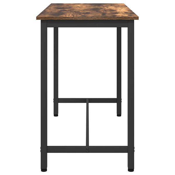 vidaXL bord R&oslash;kt eik 100 x 50 x 76,5 cm Konstruksjonsvirke og st&aring;l