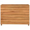 vidaXL Høybed 100x40x72 cm resirkulert teak og stål