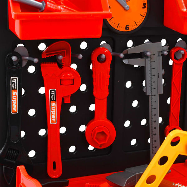 vidaXL Arbeidsbenk-lekesett for barn 51 deler 57x32x68 cm