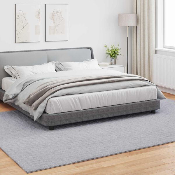 vidaXL Omr&aring;detepper Rektangul&aelig;r HUARTE Gr&aring; 280 x 200 cm Polyester