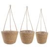 vidaXL 3 stk. Naturlig &Oslash;26 x 19 cm 100% sj&oslash;gress