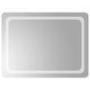 vidaXL Baderomsspeil med LED 80x60 cm