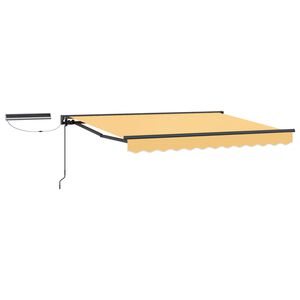 vidaXL Elektrisk Utrekkbar Markise sand 3,5 x 2 m
