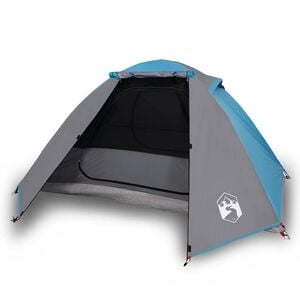 vidaXL Kuppeltelt for camping 2 personer bl&aring; vanntett