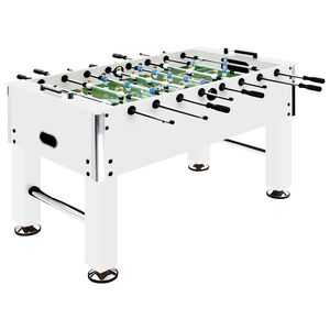 vidaXL Fotballbord st&aring;l 60 kg 140x74,5x87,5 cm hvit