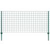 vidaXL Euro gjerde st&aring;l 20x1,5 m gr&oslash;nn