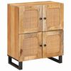 vidaXL Serviesskap Brun 60 x 33 x 75 cm Massiv mango tre
