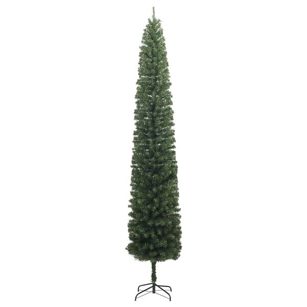 vidaXL Kunstig juletre med 300 LED grønn 270 cm PVC og stål og plast