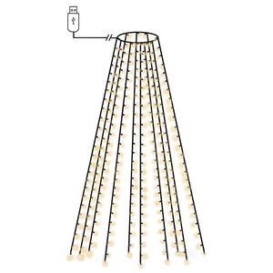 vidaXL Juletre lysnett med 250 lysdioder 250 cm