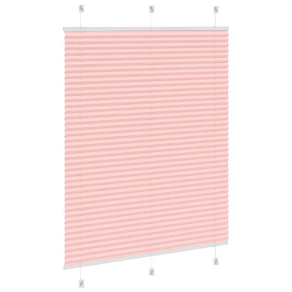 vidaXL pliss&eacute;gardin Rosa 110x100 cm Stoff Bredde 109,4 cm Polyester