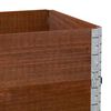 vidaXL Pallekarmer 3 stk brun 100x50 cm heltre furu