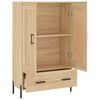 vidaXL Highboard sonoma eik 69,5x31x115 cm konstruert tre