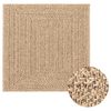vidaXL Teppe ZIZUR beige 240x340cm jute-utseende innend&oslash;rs og utend&oslash;rs