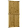 vidaXL L&aring;ved&oslash;r Corona HonningBrun 90 x 210 cm Heltre furu