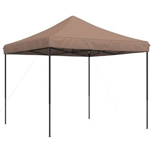 vidaXL Partytelt 292 x 292 x 315 cm Brun Oxford Stoff