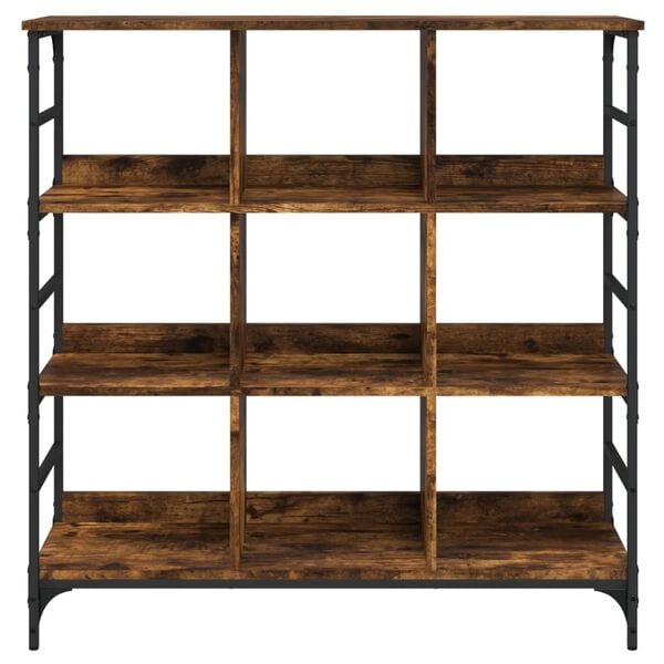 vidaXL Skjenk r&oslash;kt eik 102x32x103,5 cm konstruert tre