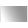 vidaXL LED Badevindu med speil Gjennomsiktig 100 x 60 cm herdet glass