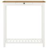 vidaXL Barbord 100x40x110 cm heltre eik