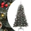 vidaXL Kunstig juletre gr&oslash;nn 150 cm PVC og plast og st&aring;l