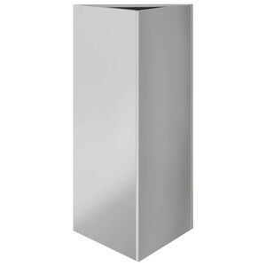 vidaXL Plantekasse trekantet 40x34,5x75 cm galvanisert st&aring;l