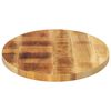 vidaXL Bordplate 120x50x2,5 cm oval heltre mango