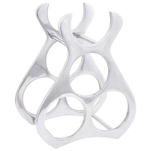 vidaXL Vinhylle sølv 23 x 14 x 28 cm Aluminium