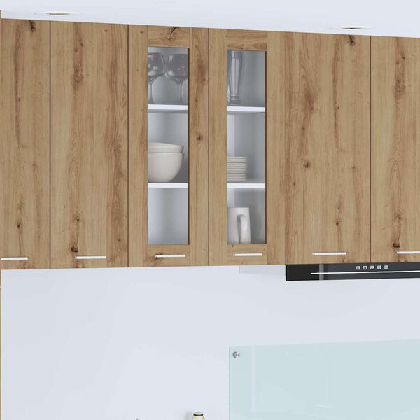 vidaXL Hengende skap Riga Artisan Eik 60 x 31 x 80 cm Konstruert tre