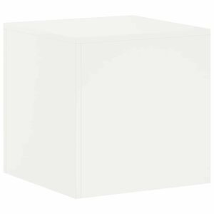 vidaXL Planteholder Hvit 40 x 40 x 40 cm St&aring;l