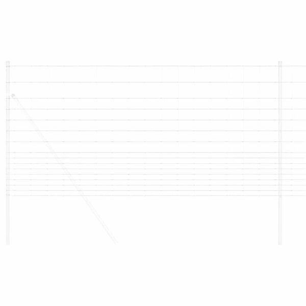 vidaXL Vill Gjerde Hett belegg galvanisert 1000 x 120 x 0.18 cm Jern